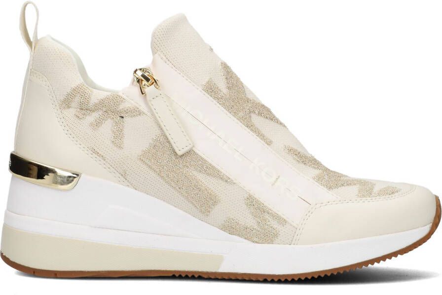 Michael Kors Gouden Lage Sneakers Willis Wedge Trainer