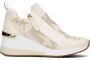 Michael Kors Willis Logo Stretch Breat Trainer Beige Dames - Thumbnail 4