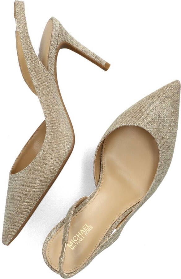 MICHAEL KORS Gouden Slingbacks Alina Flex Sling Pump