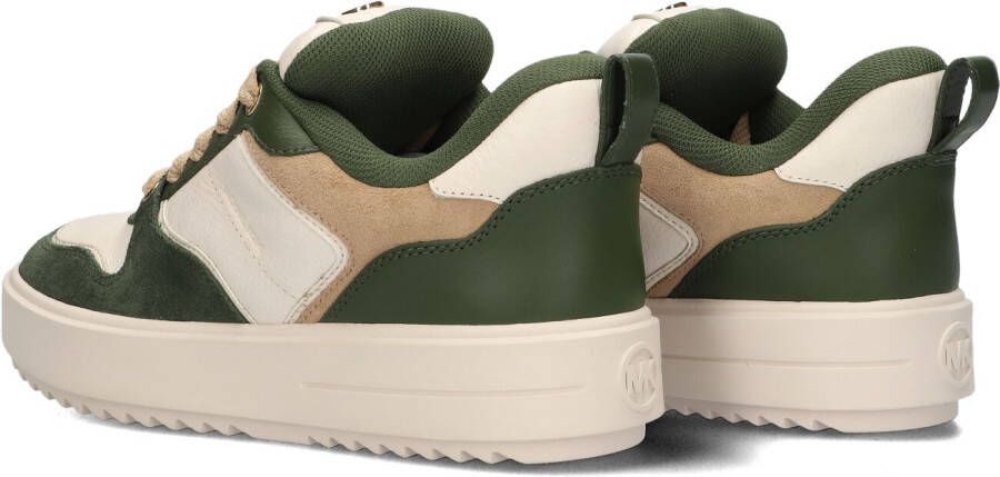 Michael Kors Groene Lage Sneakers Rumi Lace Up