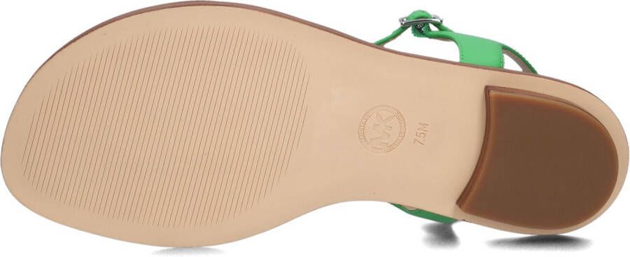 MICHAEL KORS Groene Sandalen Mallory Thong