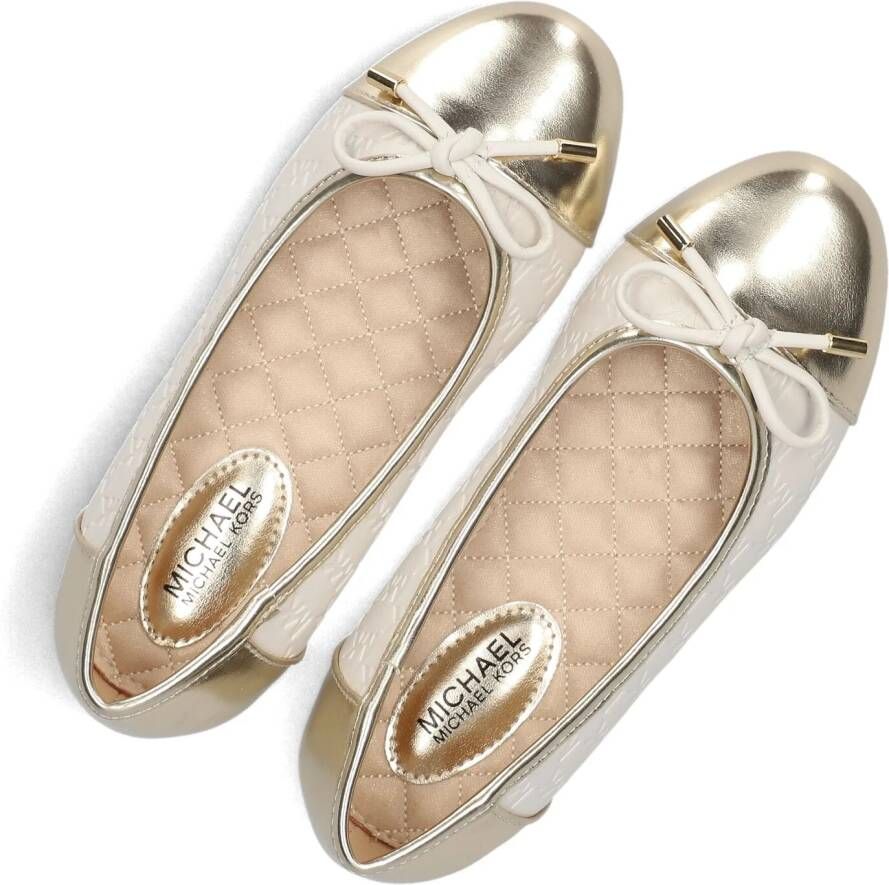 MICHAEL KORS KIDS Beige Ballerina's Kenya Bow