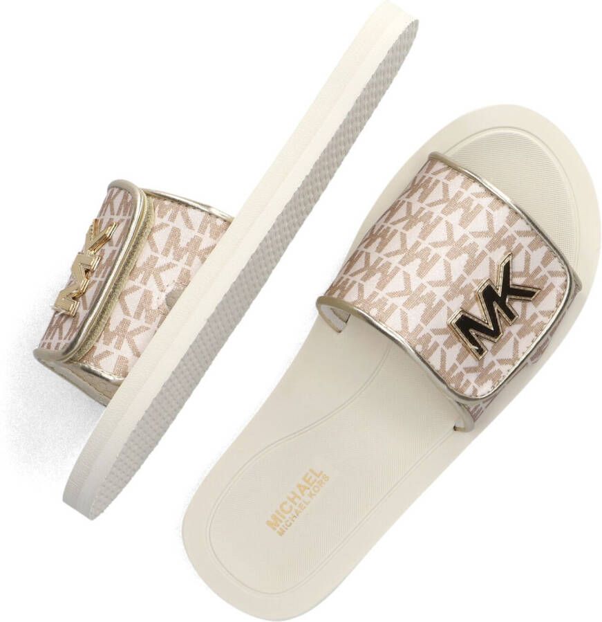 MICHAEL KORS KIDS Beige Slippers Eli Carroll