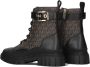 Michael Kors Blake Colby veterboots zwart bruin - Thumbnail 3
