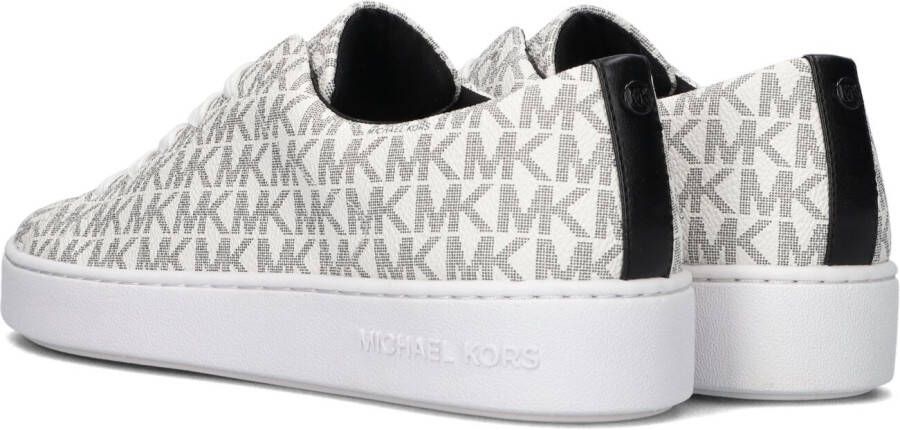 Michael Kors Witte Lage Sneakers Keaton Lace Up