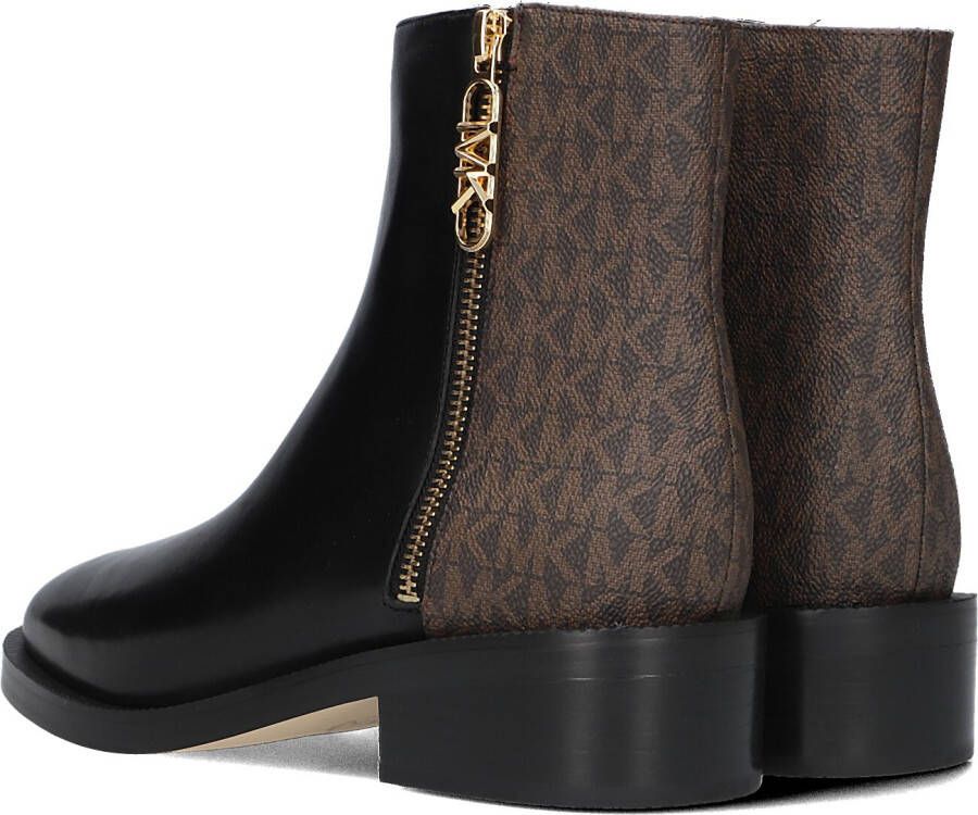 MICHAEL KORS Zwarte Enkellaarsjes Regan Flat Bootie