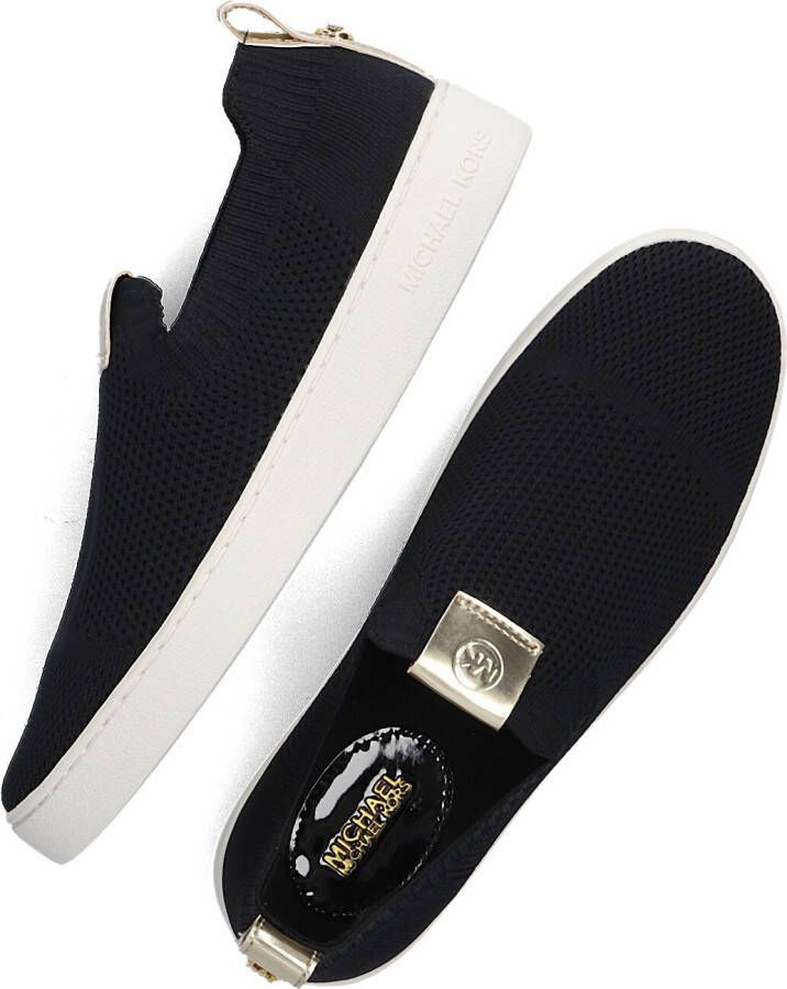 MICHAEL KORS Zwarte Instappers Juno Knit Slip On