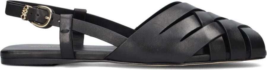 MICHAEL KORS Zwarte Sandalen Irene Sling Flat