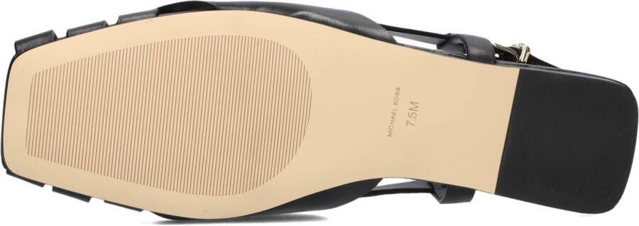 MICHAEL KORS Zwarte Sandalen Irene Sling Flat