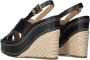 MICHAEL KORS Zwarte Sandalen Nora Wedge - Thumbnail 3