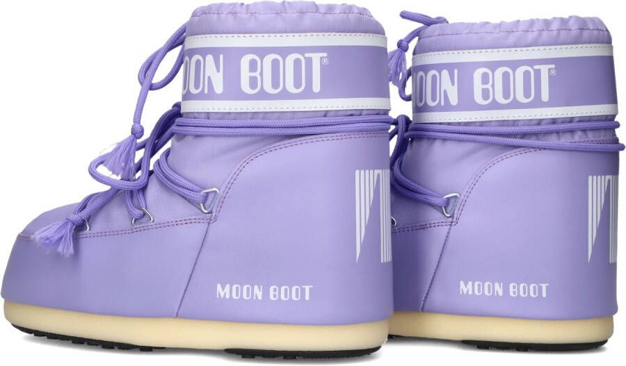 MOON BOOT Paarse Boots Icon Low Nylon