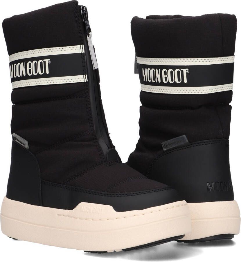 MOON BOOT Zwarte Boots Jr Park Zip High