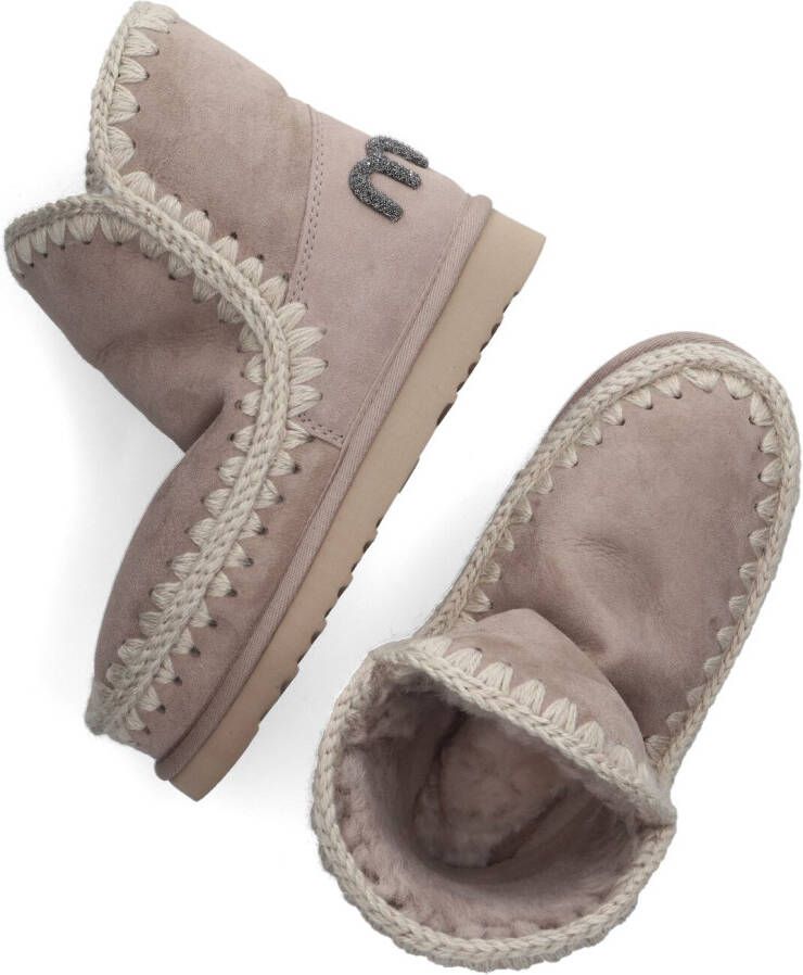 MOU Beige Laarzen Eskimo 18 Glitter Logo
