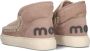 MOU Vachtlaarzen Dames Eskimo Sneaker Bold Glitter Logo Maat: 35 Materiaal: Suède Kleur: Beige - Thumbnail 5