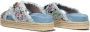 MOU Slippers Dames Mu.sw451006k Maat: 39 Materiaal: Textiel Kleur: Blauw - Thumbnail 3