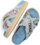 MOU Slippers Dames Mu.sw451006k Maat: 39 Materiaal: Textiel Kleur: Blauw - Thumbnail 5