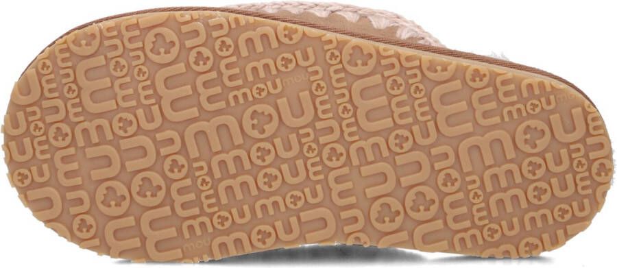 MOU Bruine Pantoffels Slipper Full Eskimo Stitch