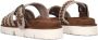 MOU Teenslippers Dames Bio Sandal Buckle Strap Maat: 39 Materiaal: Suède Kleur: Bruin - Thumbnail 4