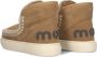 MOU Vachtlaarzen Dames Eskimo Sneaker Bold Glitter Logo Maat: 37 Materiaal: Suède Kleur: Cognac - Thumbnail 4