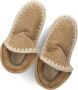 MOU Vachtlaarzen Dames Eskimo Sneaker Bold Glitter Logo Maat: 37 Materiaal: Suède Kleur: Cognac - Thumbnail 6