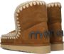 MOU Vachtlaarzen Dames Eskimo 18 Glitter Logo Maat: 41 Materiaal: Suède Kleur: Cognac - Thumbnail 4