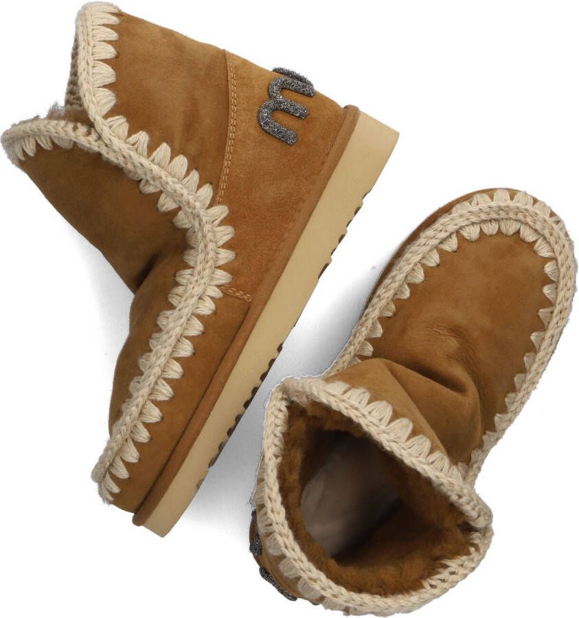 MOU Bruine Laarzen Eskimo 18 Glitter Logo