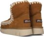 MOU Eskimo 18 Glitter Logo Vachtlaarzen Warme Laarzen Dames Cognac - Thumbnail 9