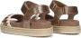 MOU Rope Sandal Black With Strap Sandalen Dames Bronskleurig - Thumbnail 4