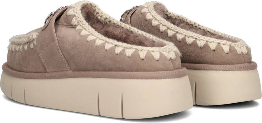 MOU Taupe Pantoffels Bounce Clog