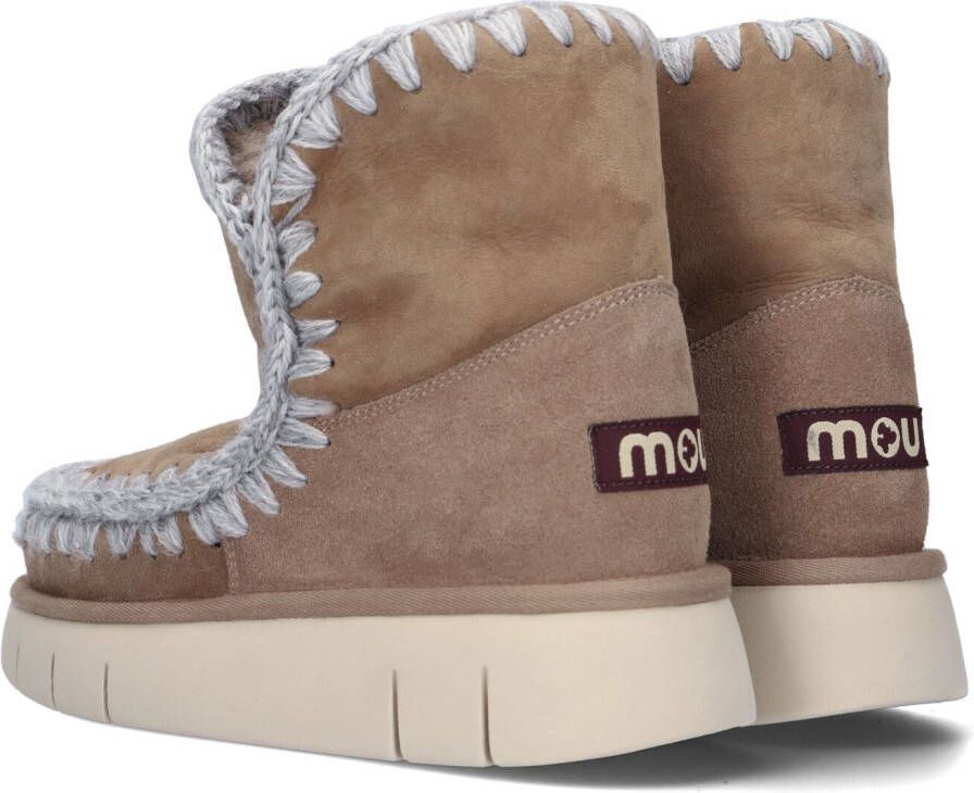 Mou Taupe Vachtlaarzen Eskimo 18 Bounce