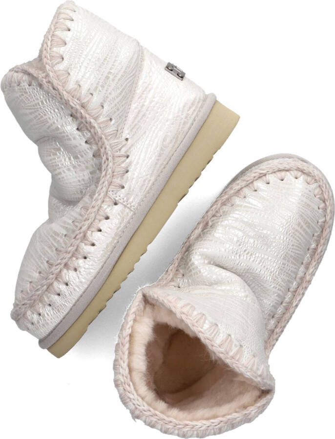 MOU Witte Laarzen Eskimo 18 Glitter Logo