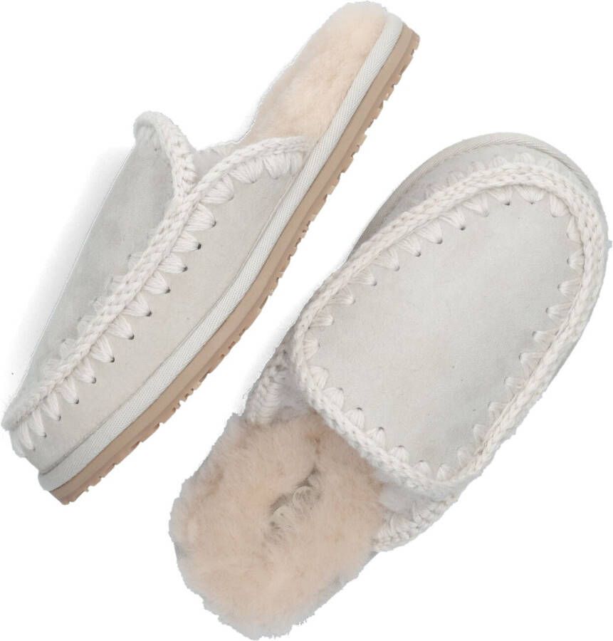 MOU Zilveren Pantoffels Slipper Full Eskimo Stitch