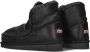 MOU Enkellaarsjes Dames Pantoffels Damesschoenen Suède Eskimo18 Zwart - Thumbnail 5