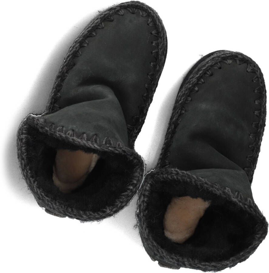 MOU Zwarte Laarzen Eskimo 18 Glitter Logo