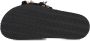MOU Monoband Rope Sandal Fringes Slippers Dames Zwart - Thumbnail 6