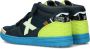 Munich G3 Boot Velcro Hoge sneakers Leren Sneaker Jongens Kids Blauw - Thumbnail 6