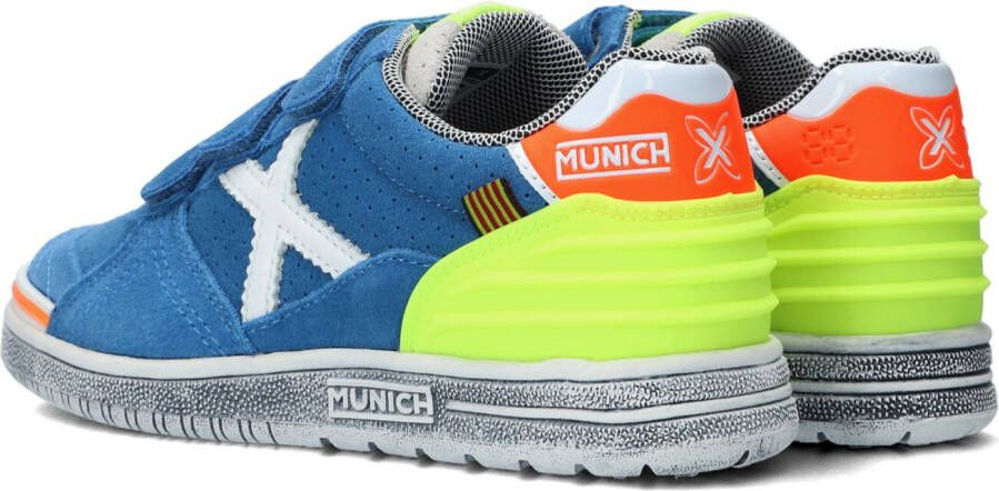 Munich Blauwe Lage Sneakers G3 Velcro