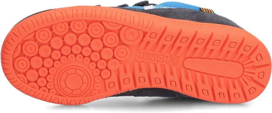 Munich Grijze Lage Sneakers Velcro G3