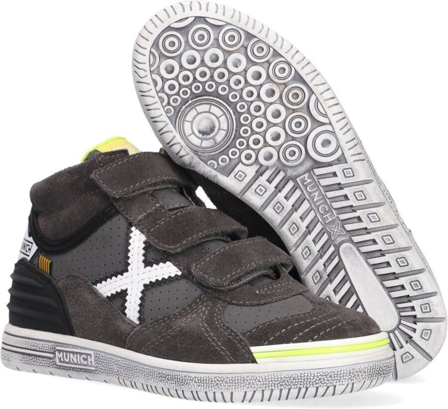 Munich Zwarte Hoge Sneaker G3 Boot Velcro