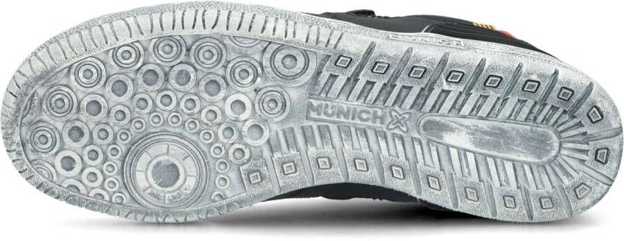 Munich Zwarte Lage Sneakers G3 Velcro