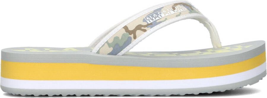 Napapijri Beige Teenslippers Stick
