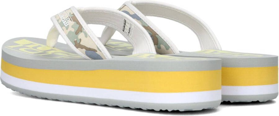 Napapijri Beige Teenslippers Stick