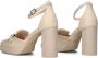 Nerogiardini Leren Hoge Hakken met Gesp Beige Dames - Thumbnail 5