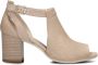 Nerogiardini Stijlvolle hoge hak sandalen Beige Dames - Thumbnail 4
