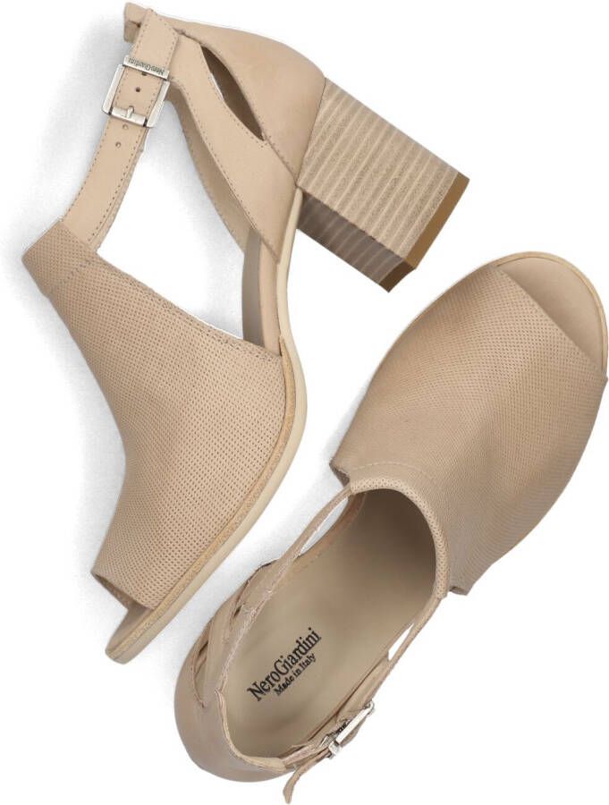 Nerogiardini Stijlvolle hoge hak sandalen Beige Dames - Foto 7