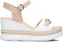 Nero Giardini 513552 Sandalen Met Sleehak Dames Taupe - Thumbnail 4