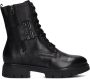 Nerogiardini Zwarte Biker Boots met Stijlvolle Vetersluiting Black Dames - Thumbnail 5