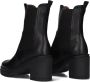 Nerogiardini Leren enkellaarsjes met elastische lussen Black Dames - Thumbnail 6
