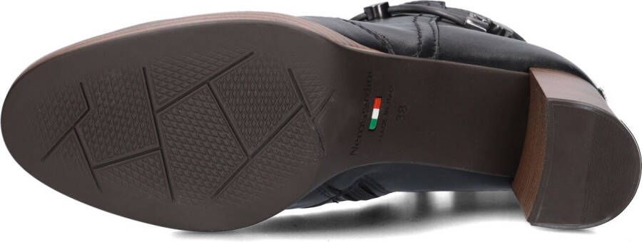 NERO GIARDINI Zwarte Enkellaarsjes 08246