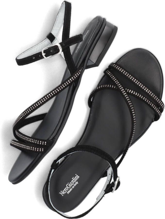 NERO GIARDINI Zwarte Sandalen 115530